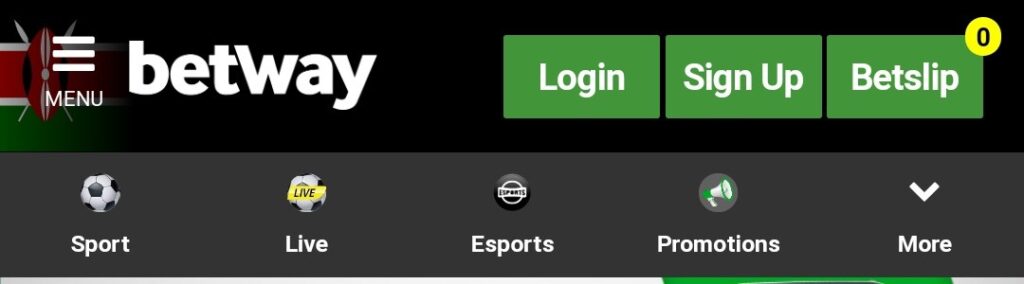 Betway log in