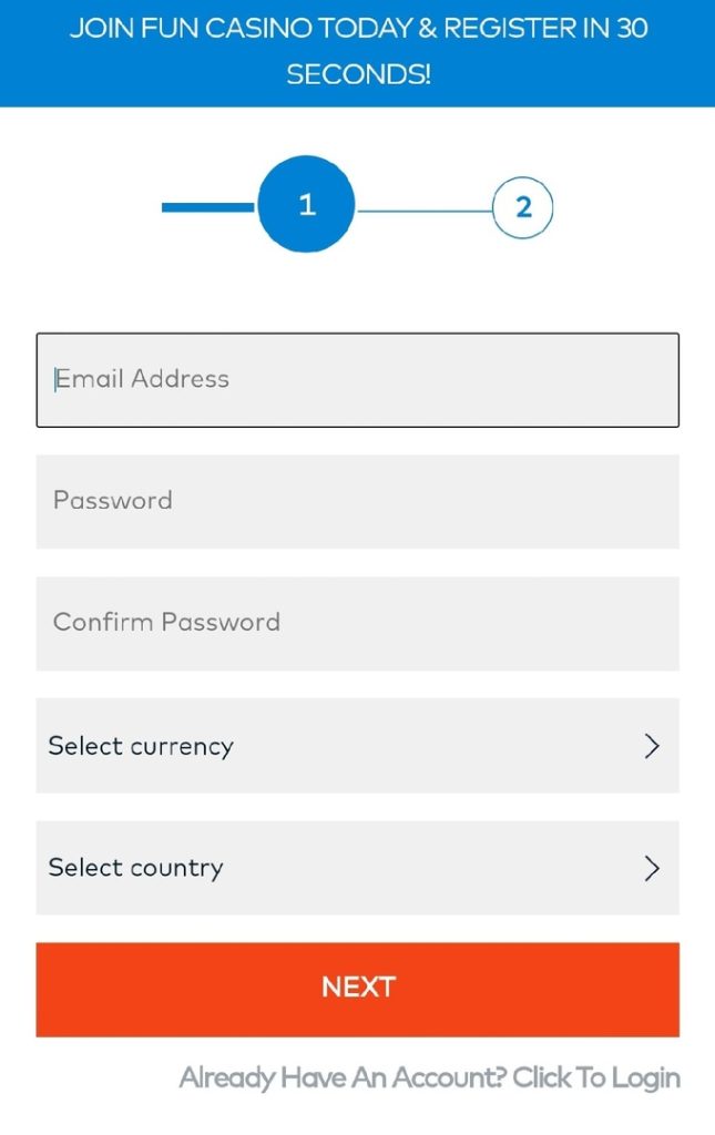 Fun Casino Registration