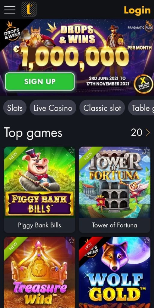 Tangiers Casino Mobile App