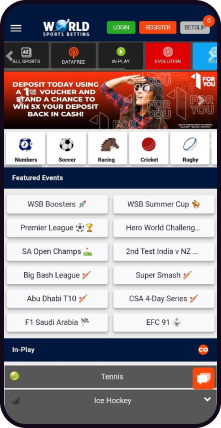 World Sports Betting Mobile App