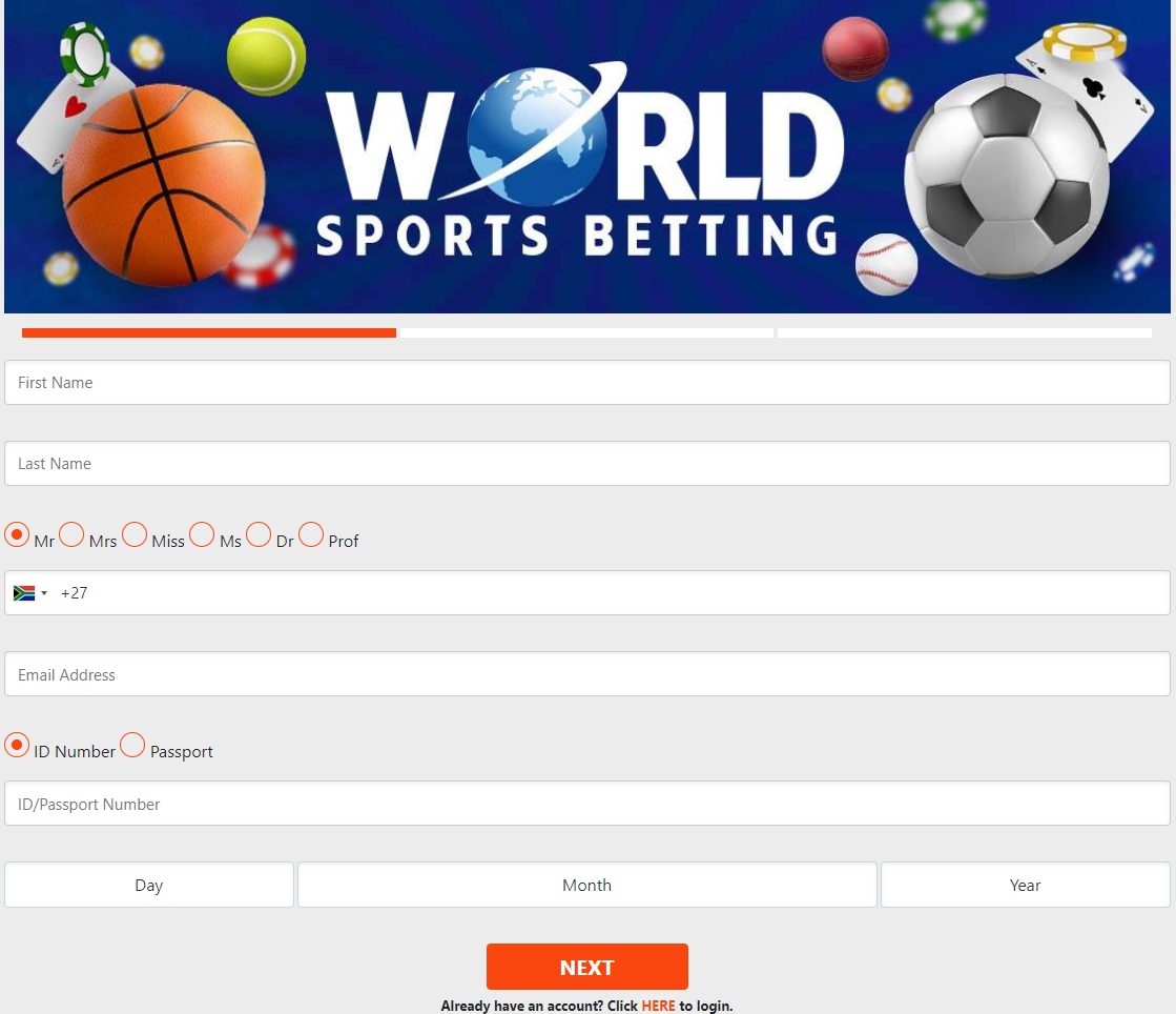 World Sports Betting Register