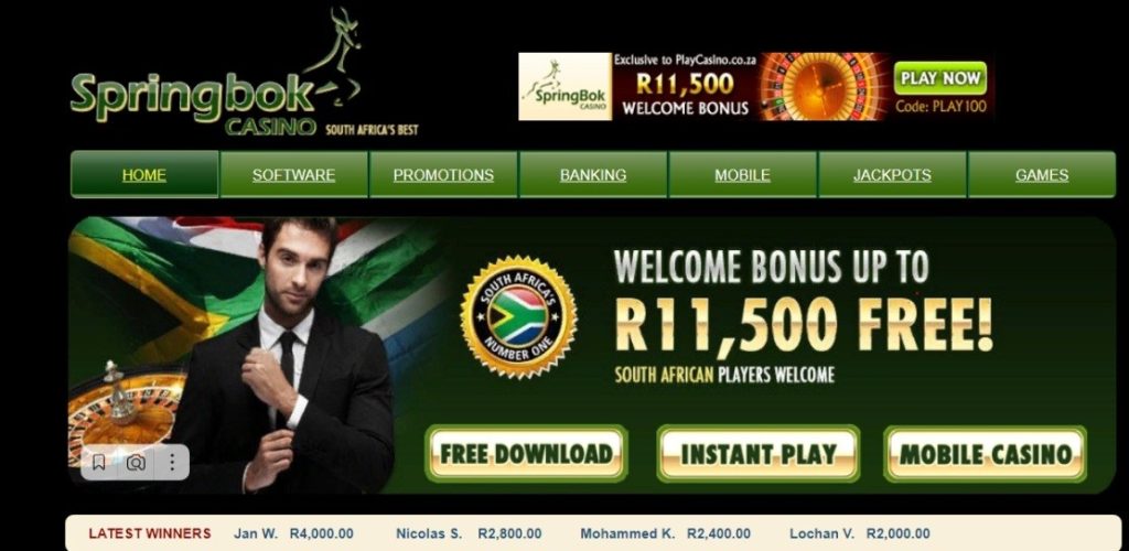 Springbok Mobile Casino